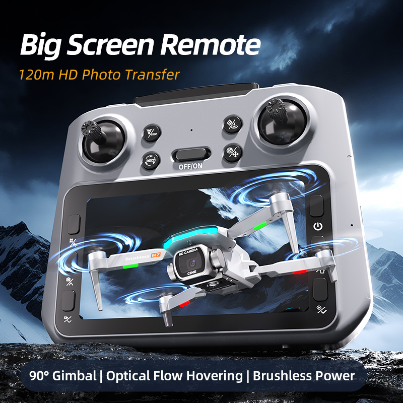 M7 opvouwbare drone met borste - Drone Camera Professional recensie en prijs