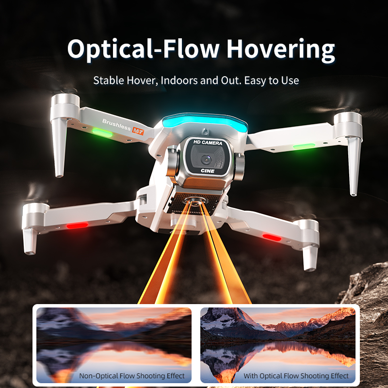 M7 opvouwbare drone met borste - Drone Camera Professional recensie en prijs